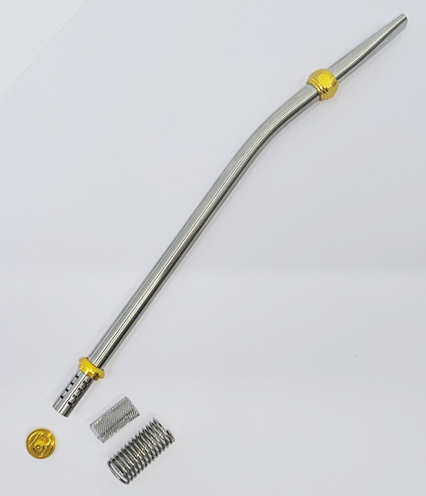 Bombilla de mola de aço inoxidável de luxo 19 cm (7,5 pol.)