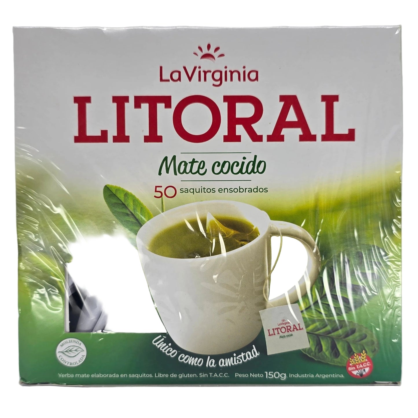 La Virginia Litoral Yerba Mate Tea Bags 50 x 3g