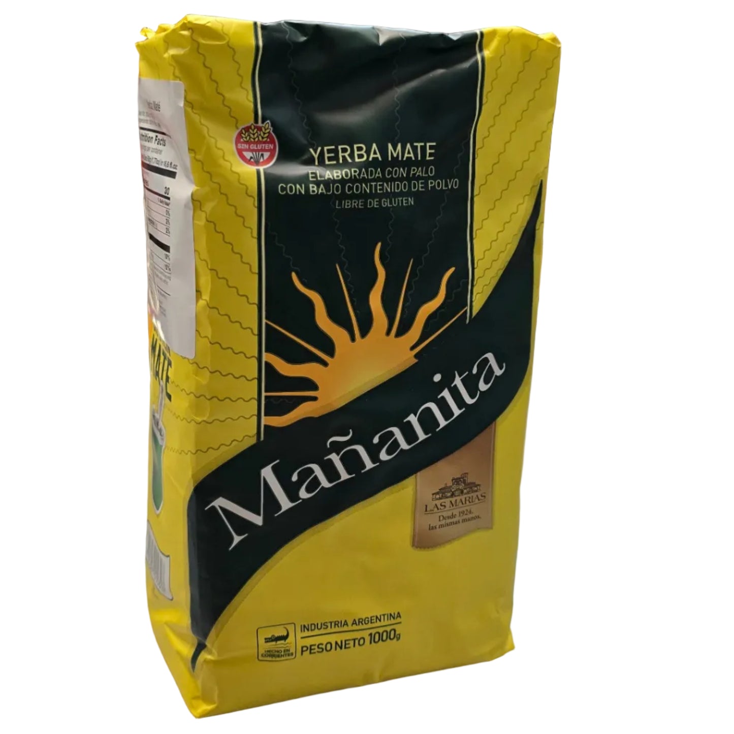 Yerba Mate Tradicional Taragui con Tallos 1 kg (2,2 lbs)