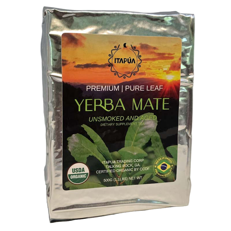 Premium Organic Pure Leaf Yerba Mate 500g (1.1lbs)
