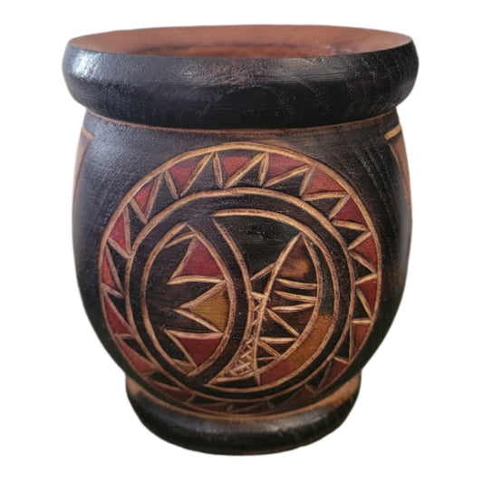 Mate de calabaza tostado de tamaño mediano (6-8 oz)