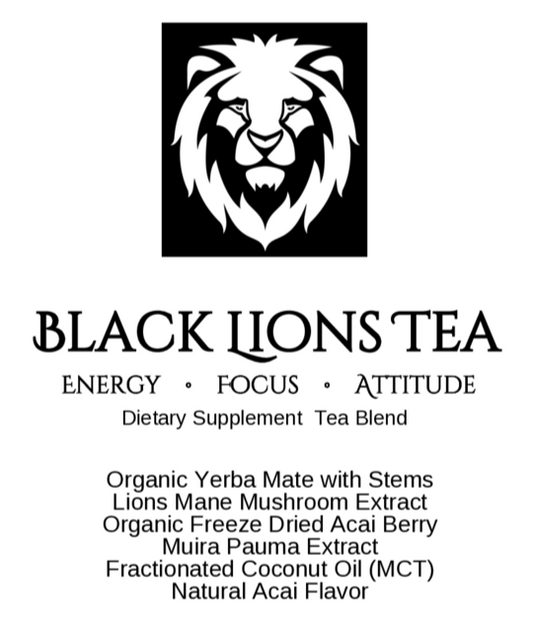 ¡Nueva fórmula! Mezcla de té Black Lions 500 g (1,1 lbs)