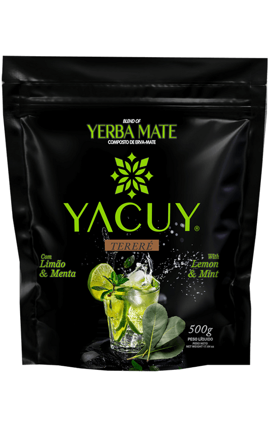 Yerba Mate Yacuy Fresh Lemon Mint 500 g (1,1 lbs) Melhor até 24/08