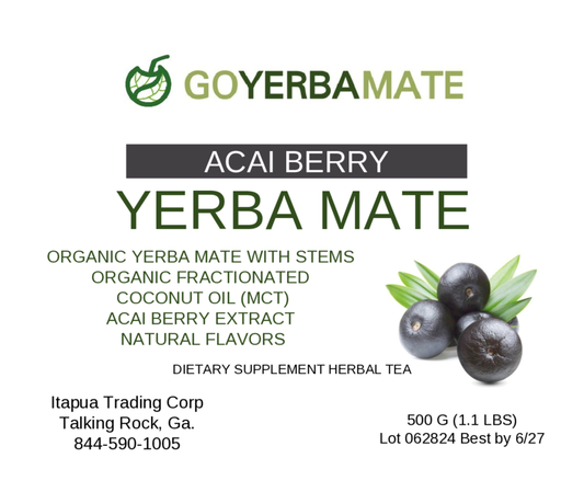 Açaí Berry Erva Mate 500 g (1,1 lbs)