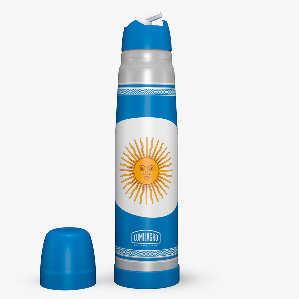 Slow Pour Argentina Thermos Blue 1L (34 oz)