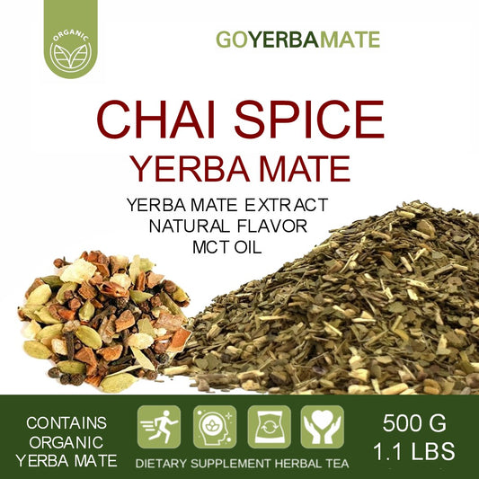 Mezcla de yerba mate con especias Chai, 15 kg (33 lb)