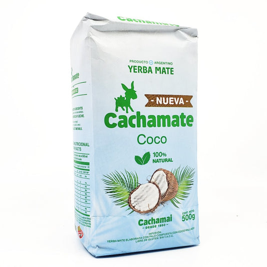 Cachamate Coco Yerba Mate 500 g (1.1 l bs)