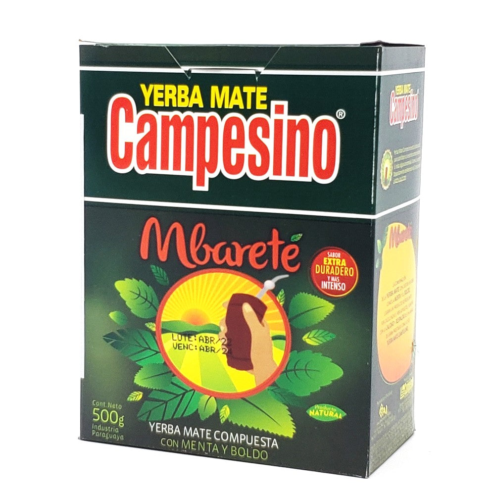 Campesino Mbarete (Bold) Hortelã e Boldo Erva Mate 500 g (1,1 lbs)