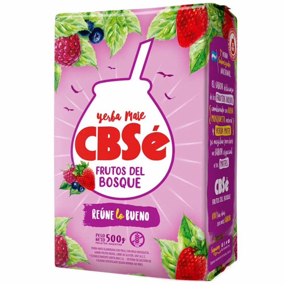 CBSe Erva Mate Frutas da Floresta 500 g (1,1 lbs)