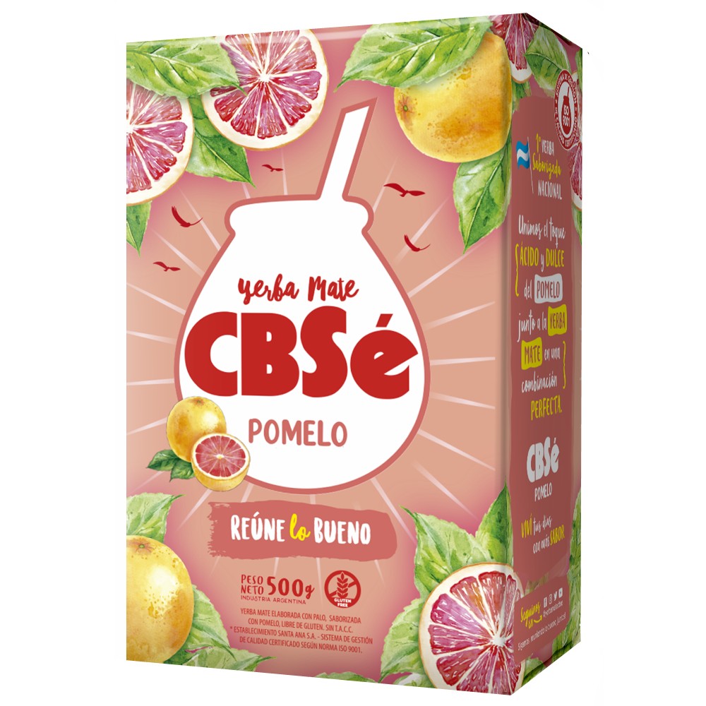 CBSe Grapefruit Yerba Mate 500 g (1.1 lbs)