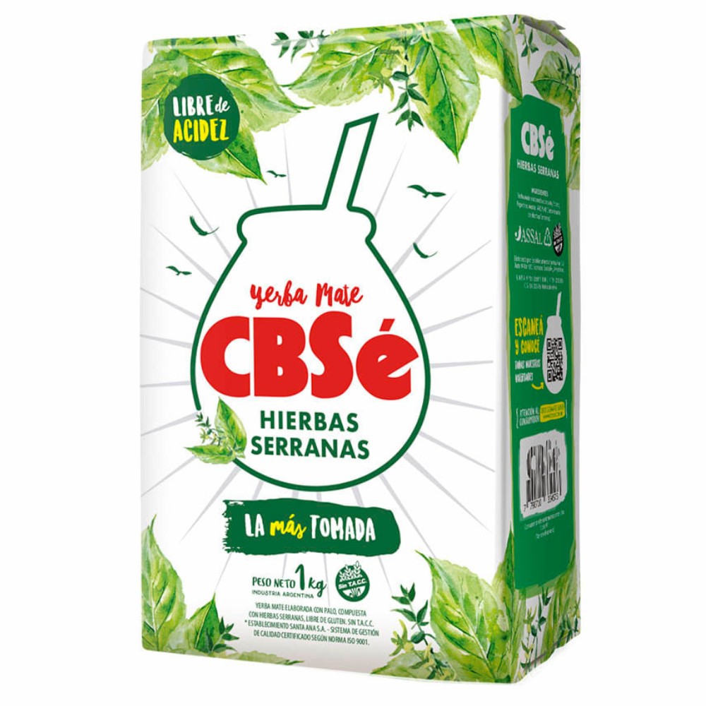 Amostra CBSe Hierbas Serranas 90 g