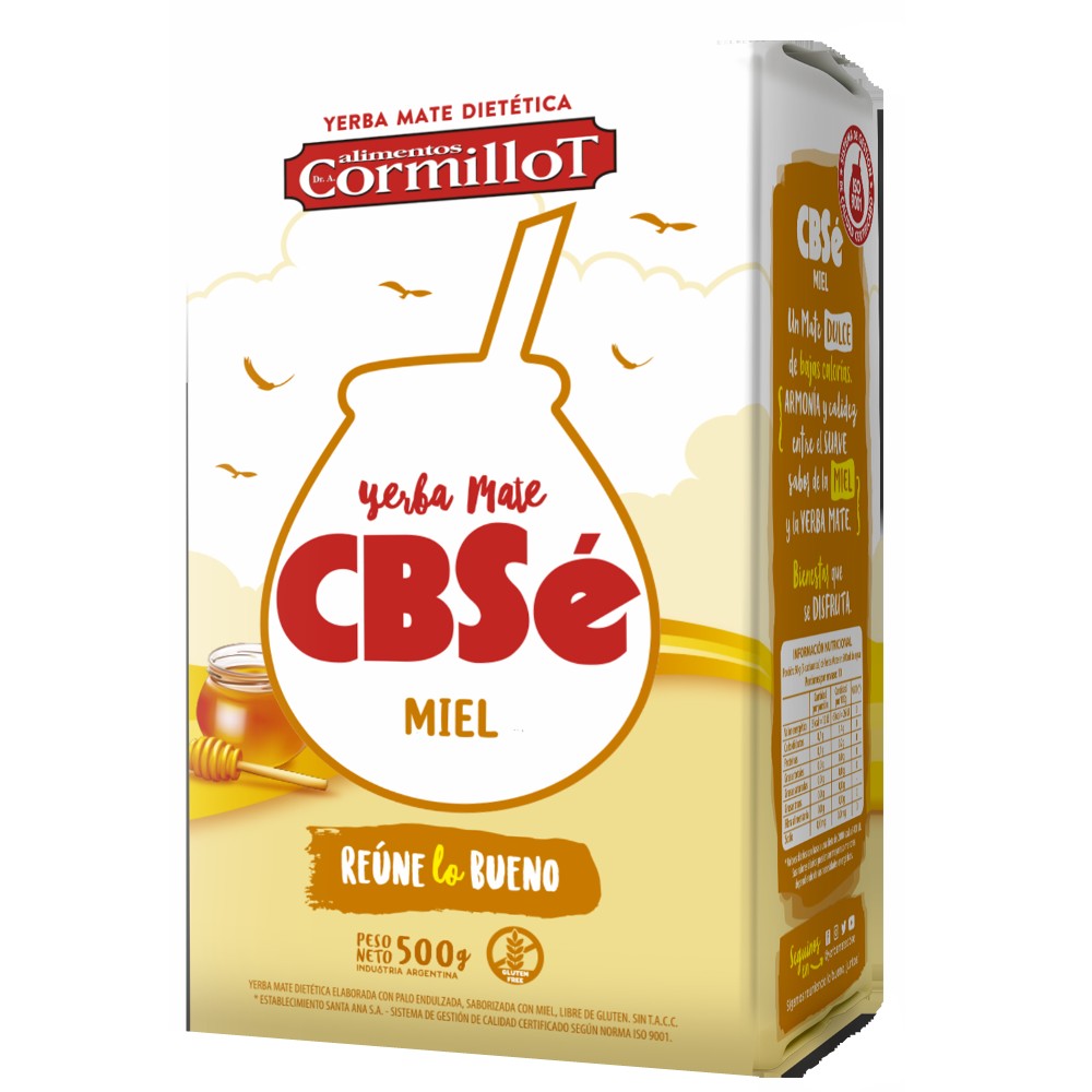 CBSe Honey Yerba Mate 500 g (1.1 lbs)