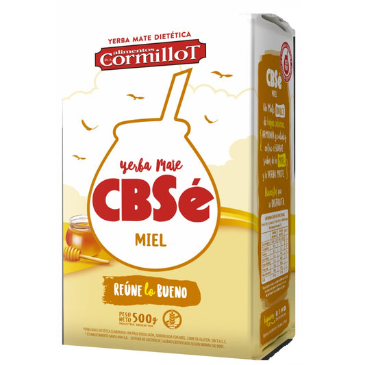 Yerba Mate con Miel CBSe 500 g (1,1 lbs)