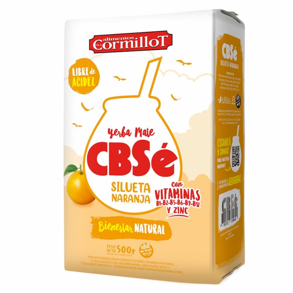 CBSe Silueta Laranja (Emagrecimento) 500g (1,1lbs)