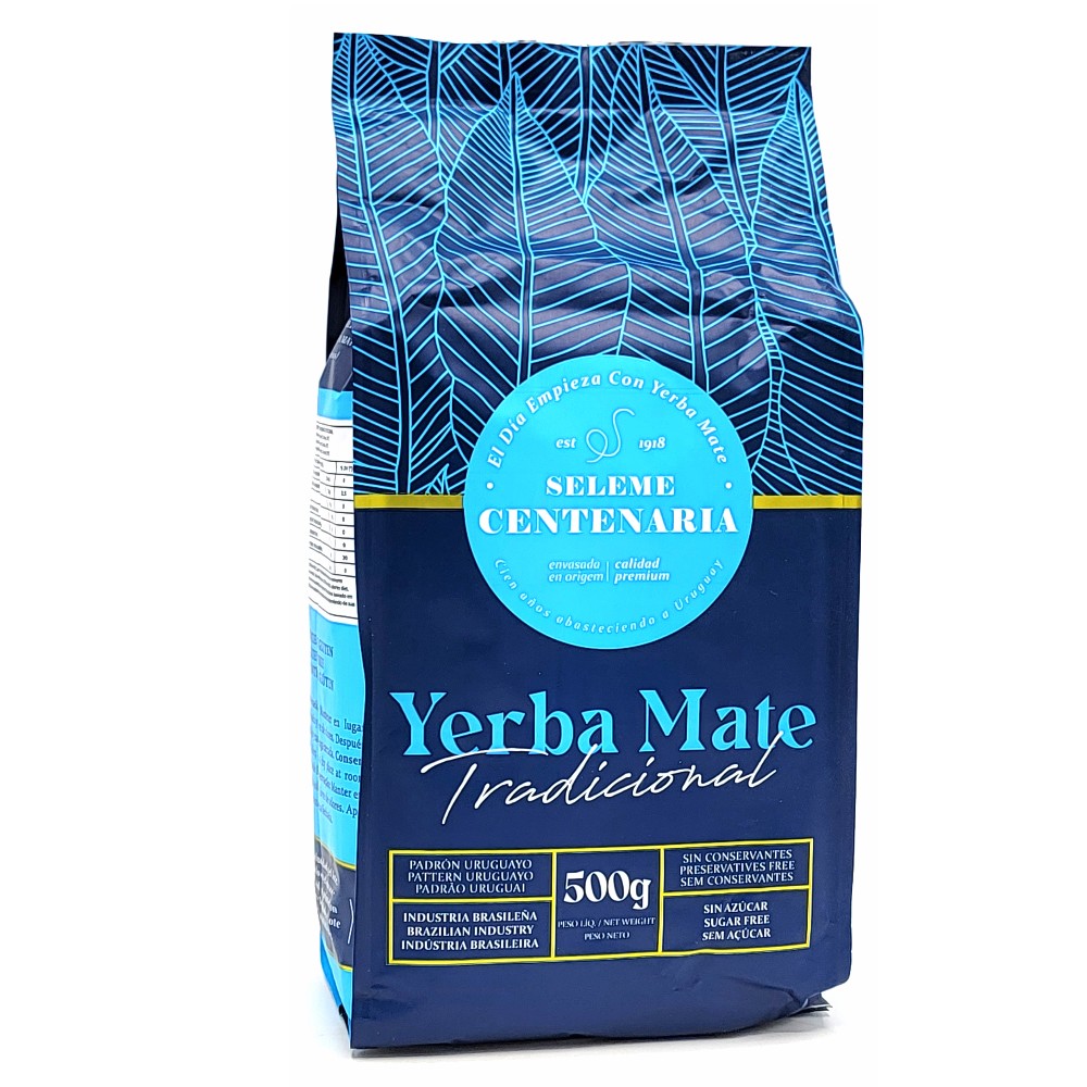 Centenaria Traditional Pure Leaf Yerba Mate 500 g (1.1lbs) Best by Date 07/23