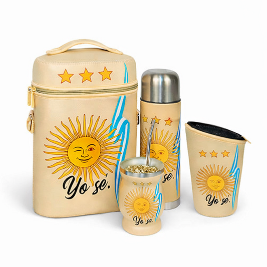 Argentina Yerba Mate Set Sun Design