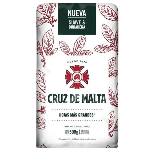 Cruz de Malta Yerba Mate with stems 500 g (1.1 lbs)