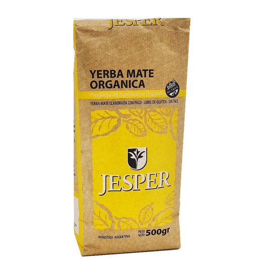 Yerba Mate Orgánica Jesper con Tallos 500 g (1,1 lbs)