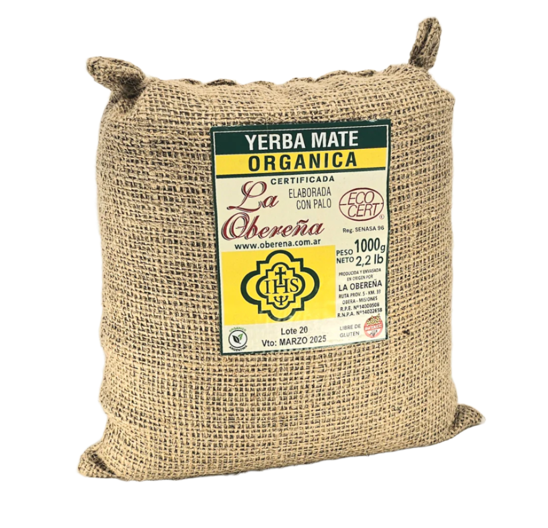 La Oberena Yerba Mate Saco 1 kg (2.2lbs)