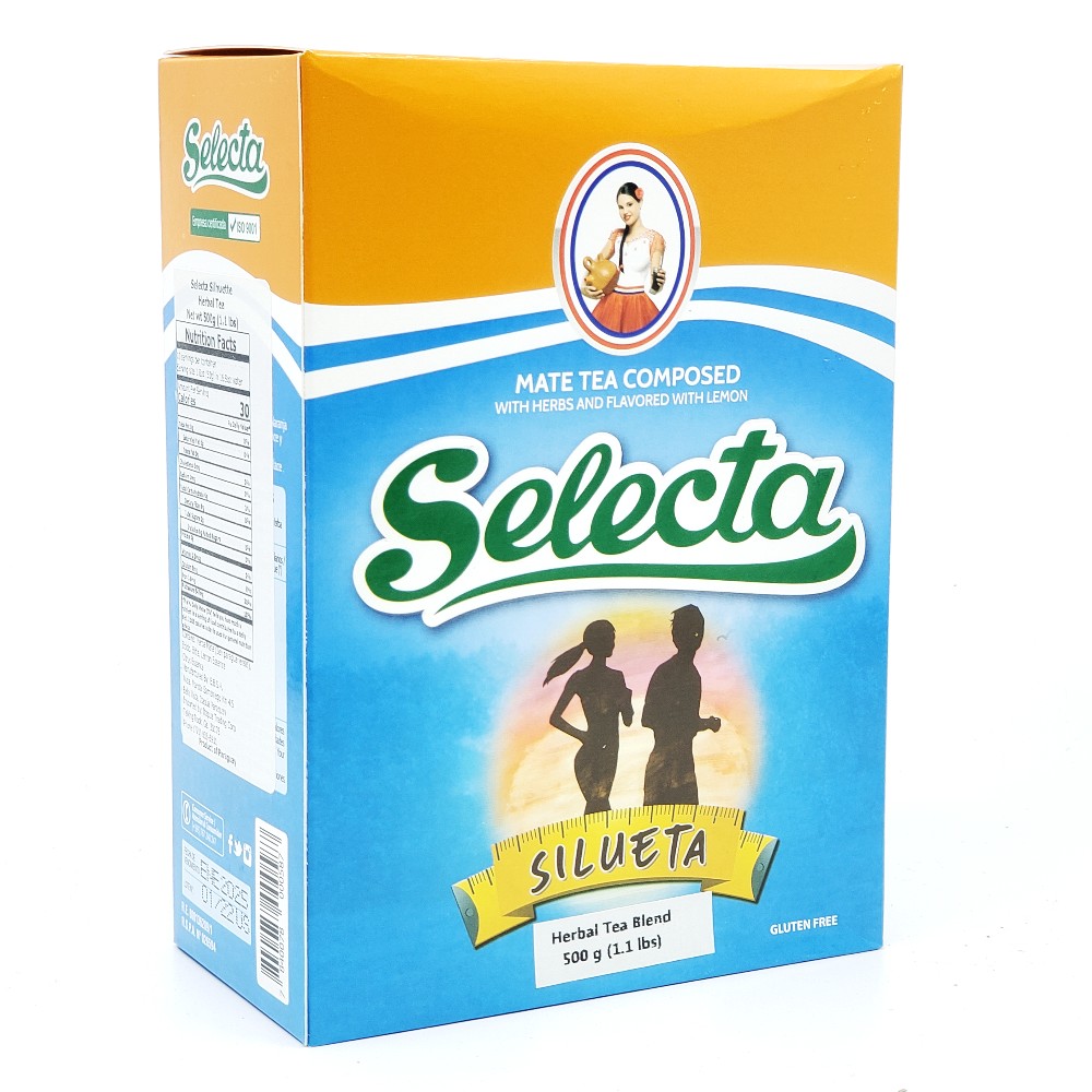 Selecta Yerba Mate Silueta (Emagrecimento) Blend 500 g (1,1 lbs)