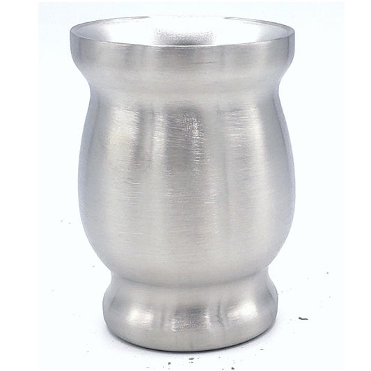 Silver Double Walled Stainless Steel Mate Cup 8 oz (220 ml)