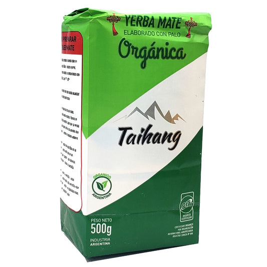 Taihang Organica Yerba Mate with Stems 500 g (1.1lbs)