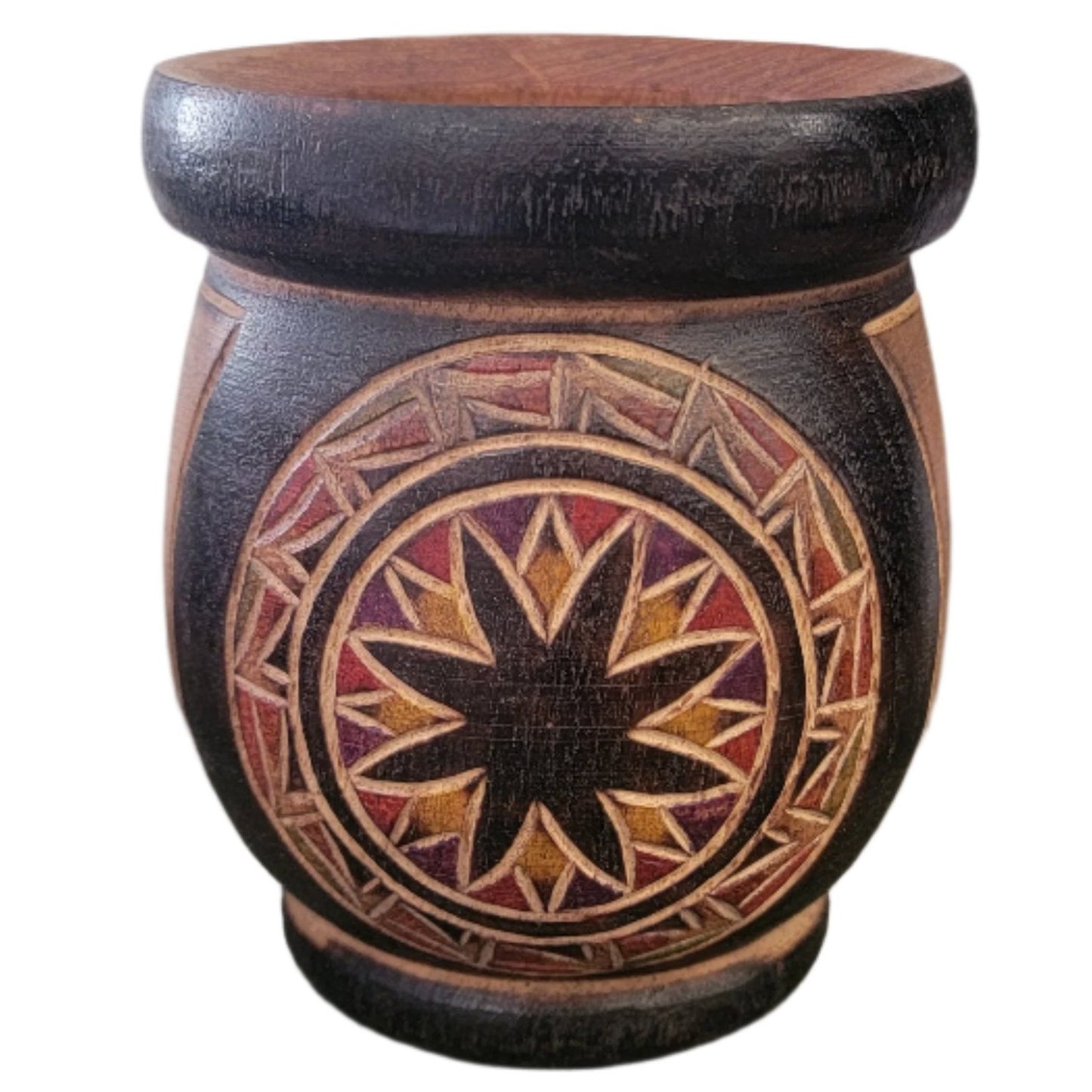 Wooden Cup Star Design 4 oz