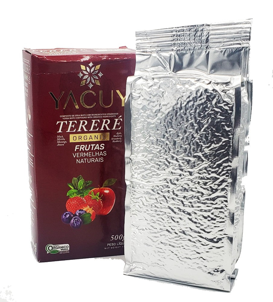 Yacuy Yerba Mate Fresca com Frutas de Verdade 500 g (1,1 lbs) Melhor até 24/08