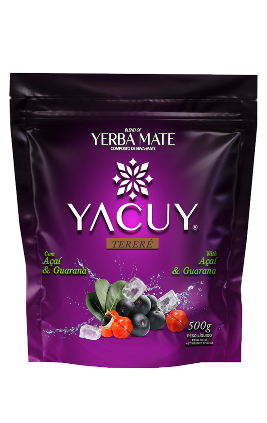 New! Yacuy Acai & Guarana Yerba Mate 500 g (1.1 lbs)