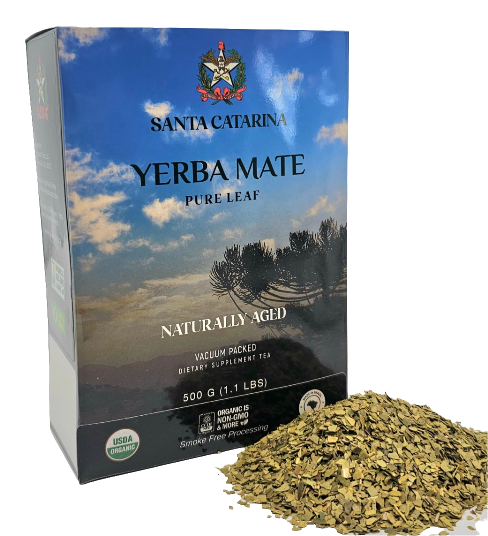 Santa Catarina Organic Pure Leaf Yerba Mate 500g (1.1 lbs)