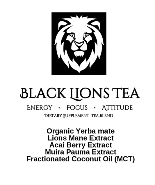 Nova Fórmula! Black Lions Tea Blend 500 g (1,1 lbs) 