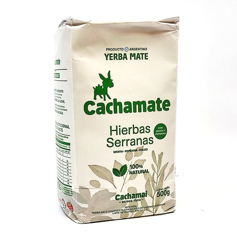 Cachamate Erva Mate Hierbas Serranas 500 g (1.1 lbs)