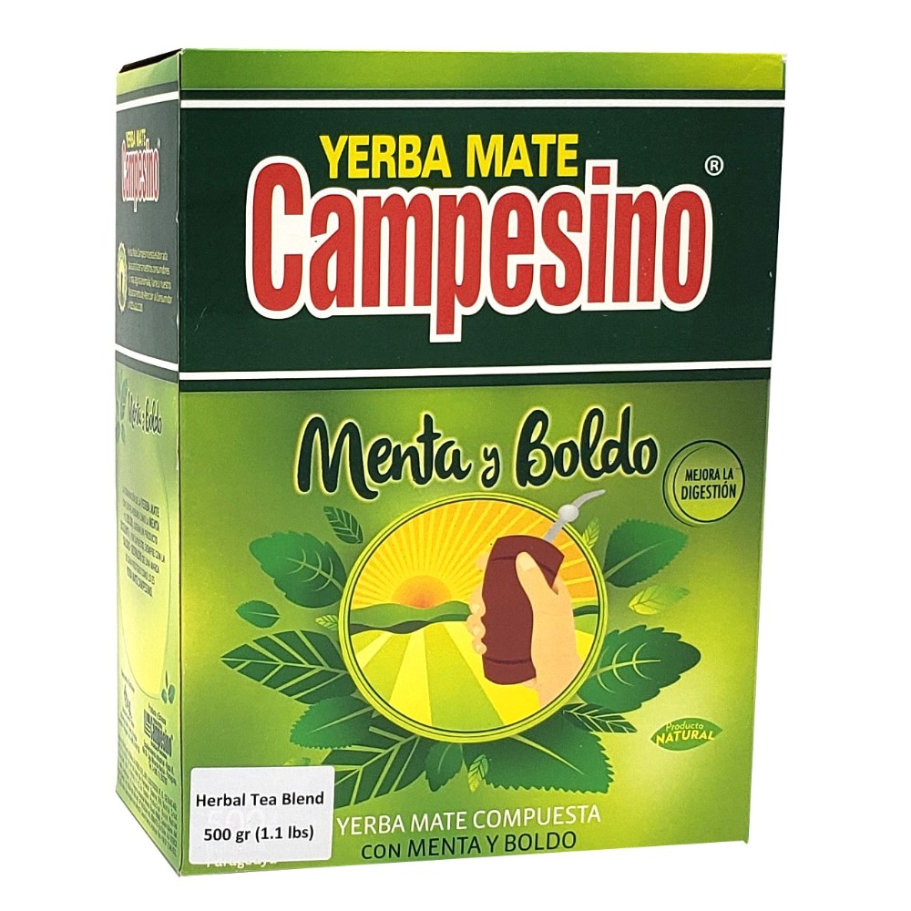 Campesino Mint and Boldo Yerba Mate 500 g (1.1 lbs)