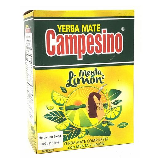 Campesino Menta Limão Erva Mate 500 g (1,1 lbs)