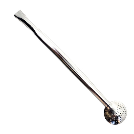 Round Stainless Steel Bombilla with Thin Tube 19 cm (7.5 in)