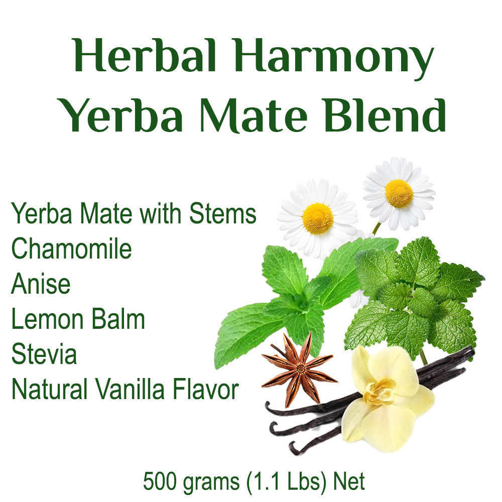 Herbal Harmony Yerba Mate Blend 500 g (1.1 lbs)