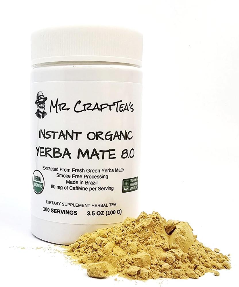 Instant Green Yerba Mate 8.0 (Smoke Free) 80 g (3.17 oz)