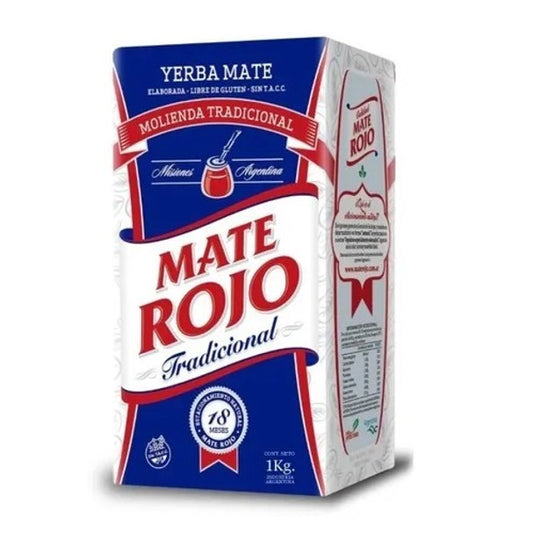 Mate Rojo Traditional Yerba Mate 500g (1.1lbs)