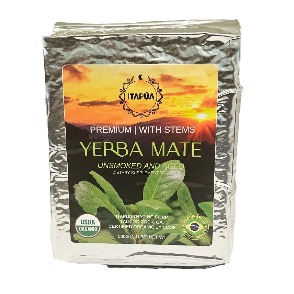 Premium Organic Yerba Mate with Stems