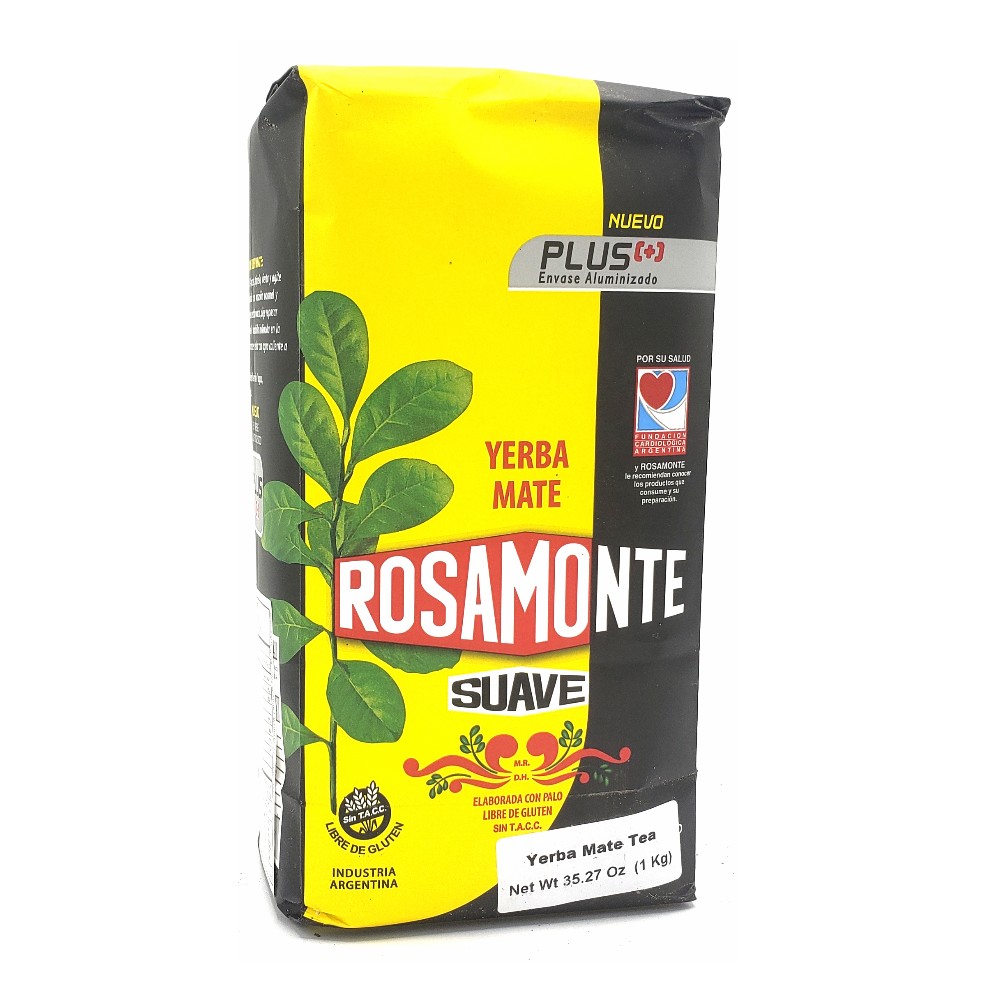 Yerba Mate Rosamonte Suave 1 kg (2,2 lbs)