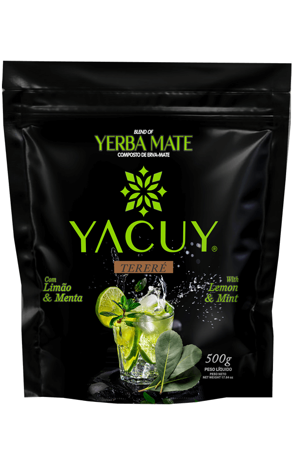 Yerba Mate Yacuy Fresh Lemon Mint 500 g (1,1 lbs) Melhor até 24/08