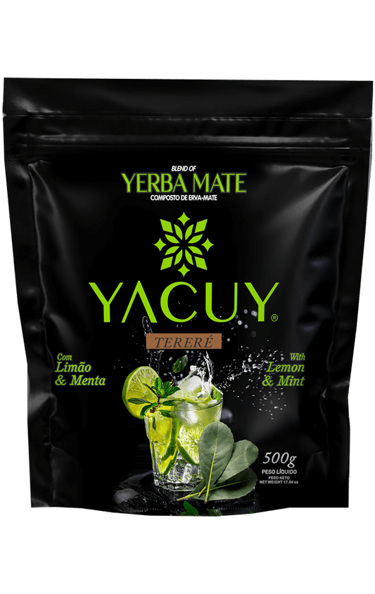 New! Yacuy Fresh Lemon Mint Yerba Mate 500 g (1.1 lbs)