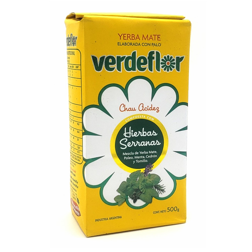 Verdeflor Hierbas Serranas Yerba Mate 500 g (1.1 lbs)