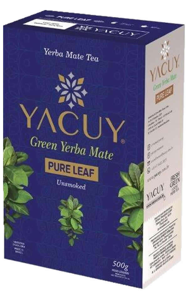 Yacuy Green Yerba Mate, Folha Pura 500 g (1,1 lbs),